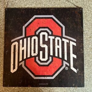 Ohio State Logo Sign Metal